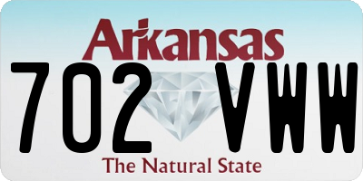 AR license plate 702VWW