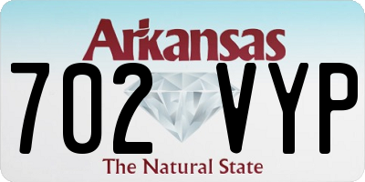 AR license plate 702VYP