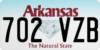 AR license plate 702VZB