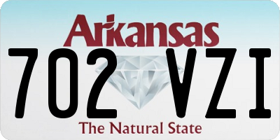 AR license plate 702VZI