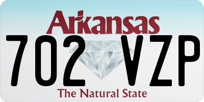 AR license plate 702VZP