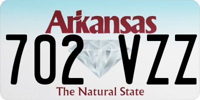 AR license plate 702VZZ