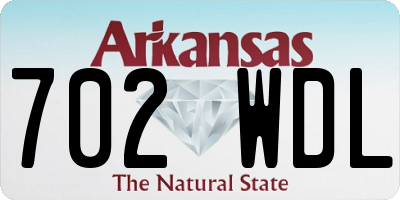 AR license plate 702WDL