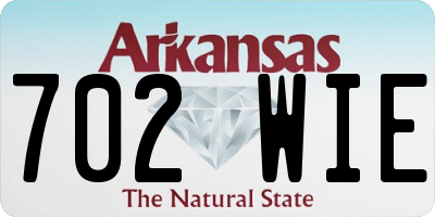 AR license plate 702WIE