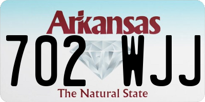 AR license plate 702WJJ