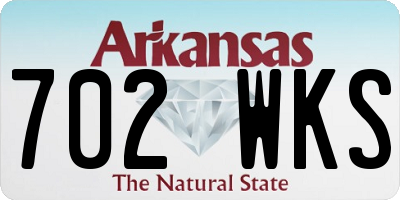 AR license plate 702WKS