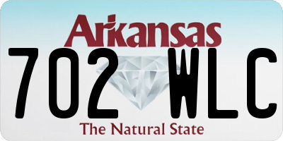 AR license plate 702WLC