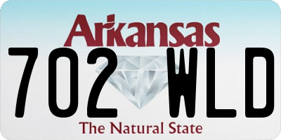 AR license plate 702WLD
