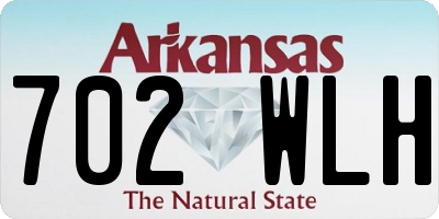 AR license plate 702WLH