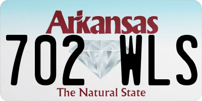 AR license plate 702WLS