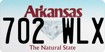 AR license plate 702WLX