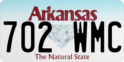 AR license plate 702WMC