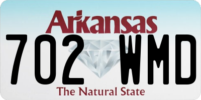 AR license plate 702WMD