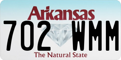AR license plate 702WMM