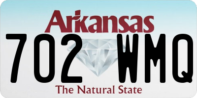AR license plate 702WMQ