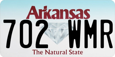 AR license plate 702WMR