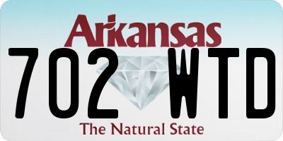 AR license plate 702WTD