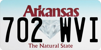 AR license plate 702WVI