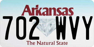 AR license plate 702WVY