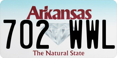 AR license plate 702WWL