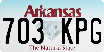 AR license plate 703KPG