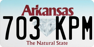 AR license plate 703KPM