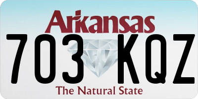 AR license plate 703KQZ