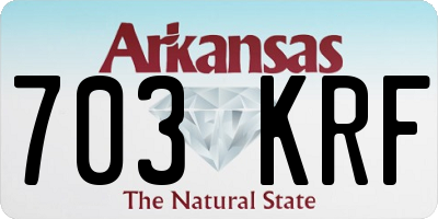 AR license plate 703KRF