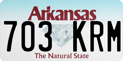 AR license plate 703KRM