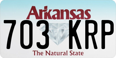 AR license plate 703KRP