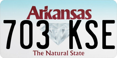 AR license plate 703KSE