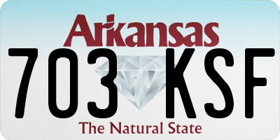 AR license plate 703KSF