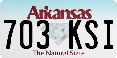AR license plate 703KSI