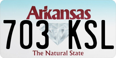 AR license plate 703KSL