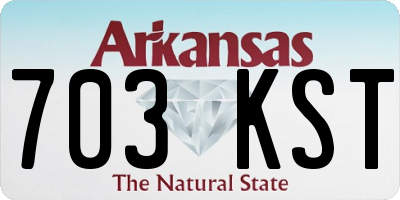 AR license plate 703KST