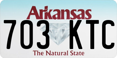 AR license plate 703KTC