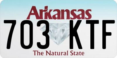 AR license plate 703KTF