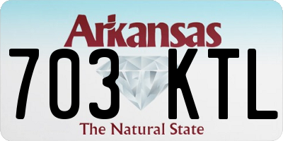 AR license plate 703KTL