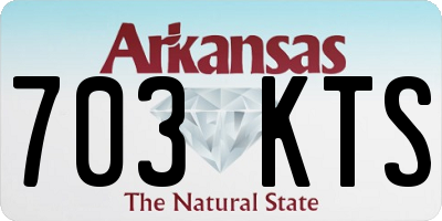 AR license plate 703KTS