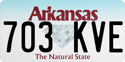 AR license plate 703KVE