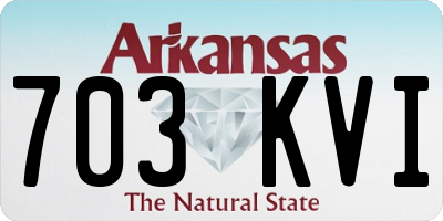 AR license plate 703KVI