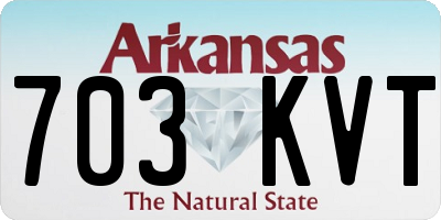 AR license plate 703KVT