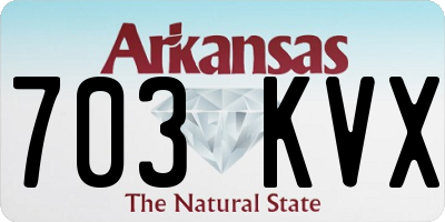 AR license plate 703KVX