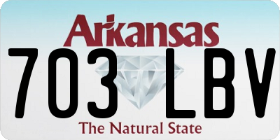AR license plate 703LBV