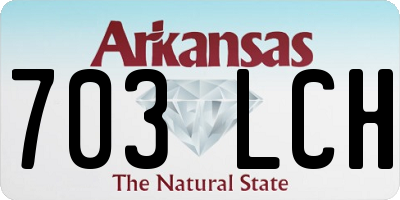 AR license plate 703LCH