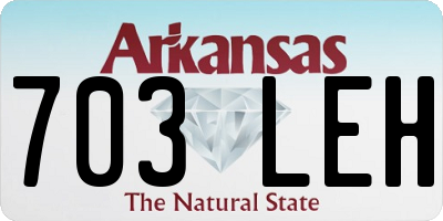 AR license plate 703LEH