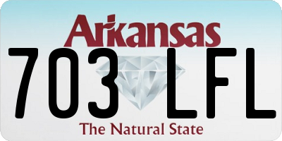 AR license plate 703LFL