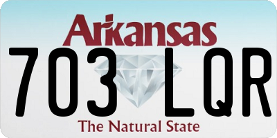 AR license plate 703LQR