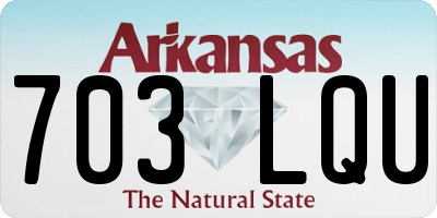 AR license plate 703LQU