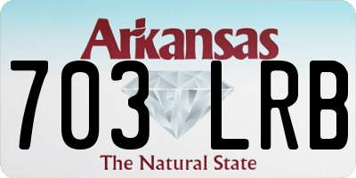 AR license plate 703LRB